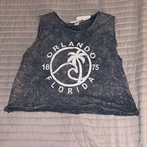 Crop Tank Top -Orlando Florida Vacation shirt!